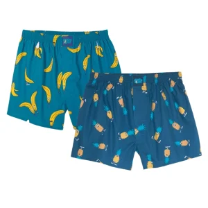 Bana-Ananas - 2 paquets de boxershorts - Ocean/ Blue Drive