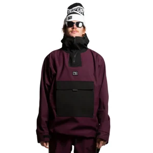Access Anorak Jacket Malbec/ Black