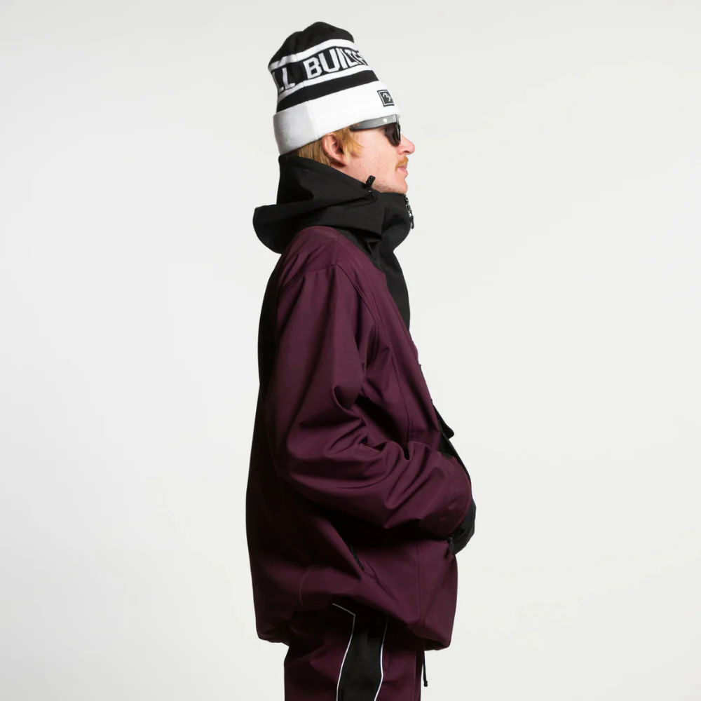 Access Anorak Jacket Malbec/ Black – Image 6