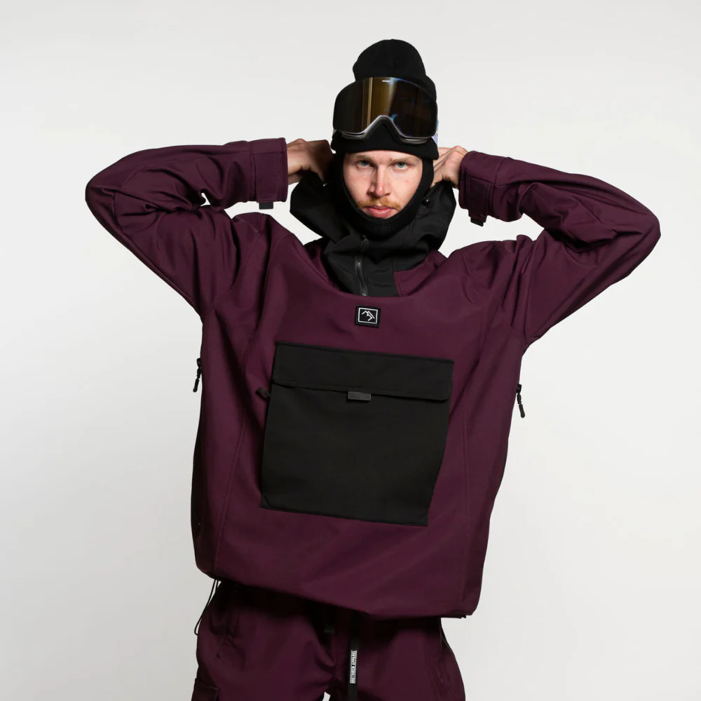 Access Anorak Jacket Malbec/ Black – Image 7