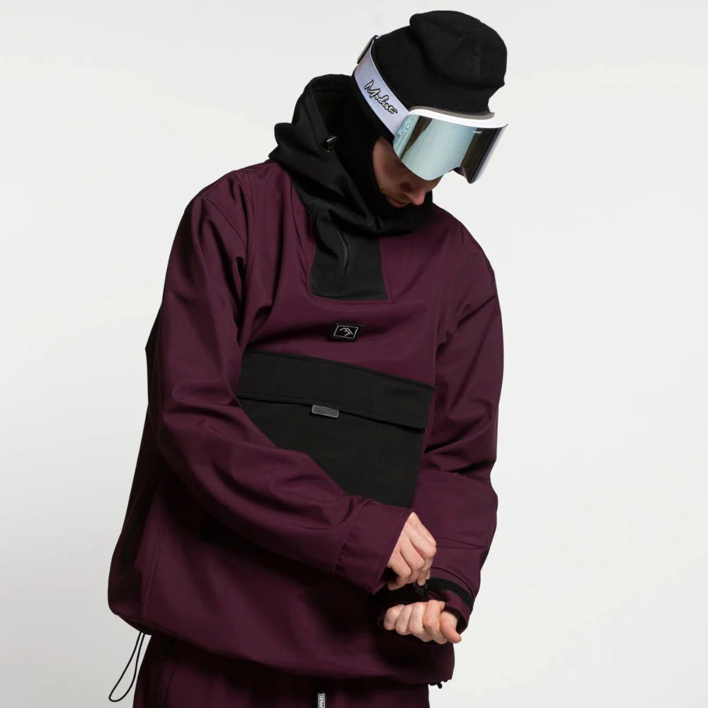 Access Anorak Jacket Malbec/ Black – Image 8