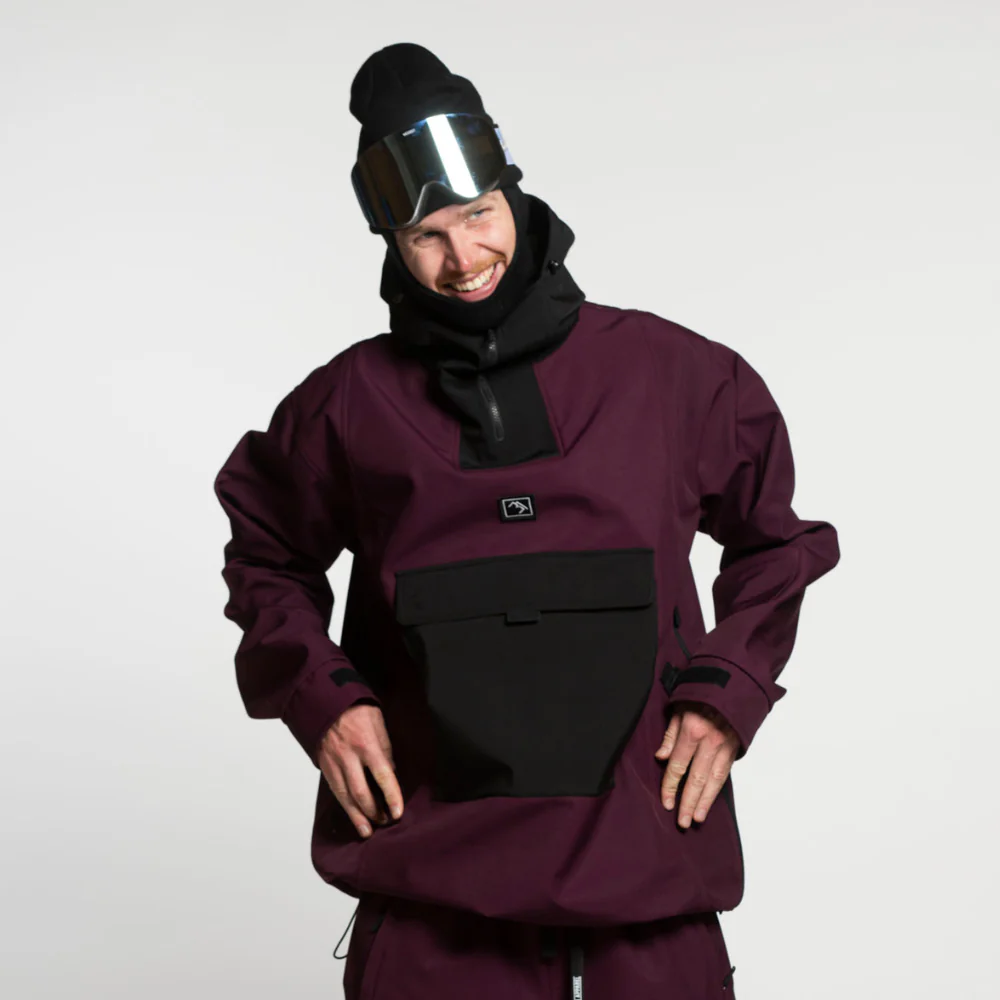 Access Anorak Jacket Malbec/ Black – Image 9